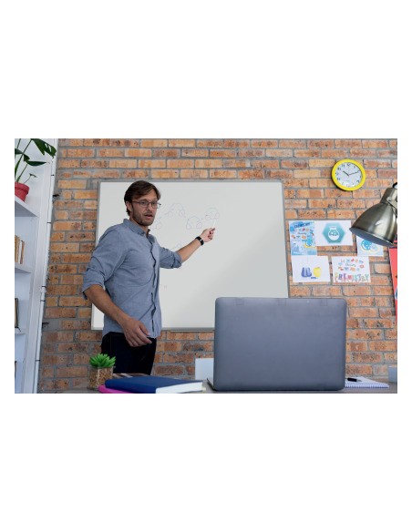 Pizarra blanca nobo essence melamina 2400x1200 mm