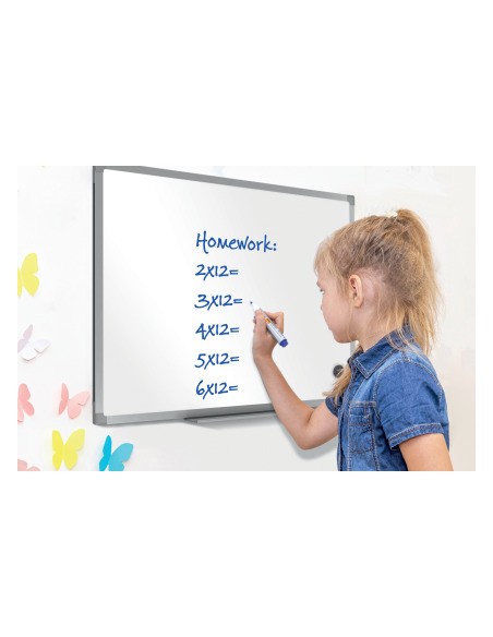 Pizarra blanca nobo essence melamina 2400x1200 mm
