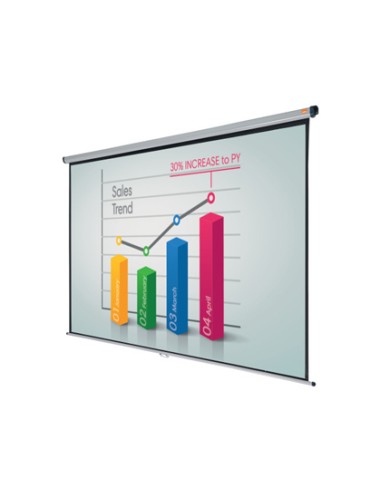 Pantalla nobo mural para proyeccion blanco mate 2400x1813 mm