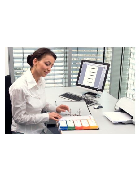 Separador numerico proyecto esselte plastico 1 6 juego de 6 separadores imprimible din a4 multitaladro