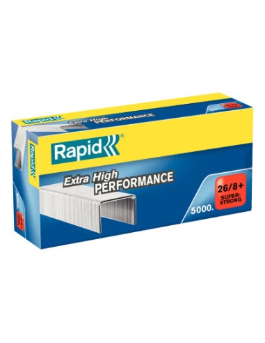 Grapas rapid n 26 8 strong galvanizada caja de 5000 unidades