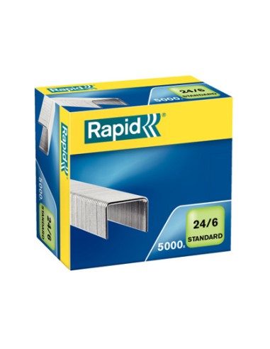 Grapas rapid n 24 6 galvanizada caja de 5000 unidades