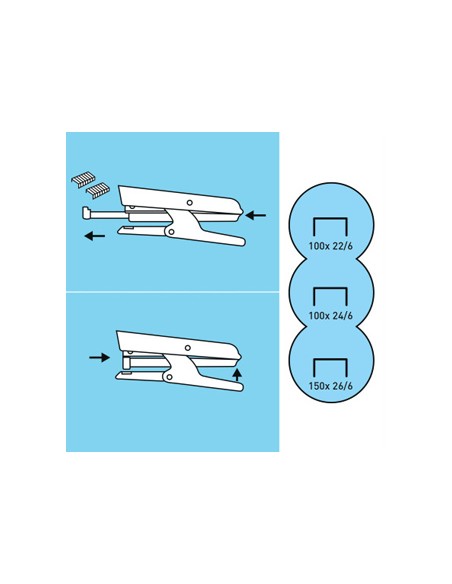 Grapas petrus n 26 6 cobreada caja de 1000 unidades