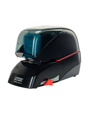 Grapadora rapid electrica 5080e capacidad 80 hojas color negro usa grapas 5080e
