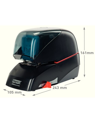 Grapadora rapid electrica 5080e capacidad 80 hojas color negro usa grapas 5080e