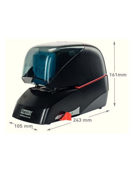 Grapadora rapid electrica 5080e capacidad 80 hojas color negro usa grapas 5080e Grapadora rapid electrica 5080e capacidad 80 hojas color negro usa grapas 5080e