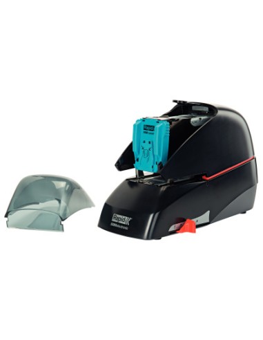 Grapadora rapid electrica 5080e capacidad 80 hojas color negro usa grapas 5080e