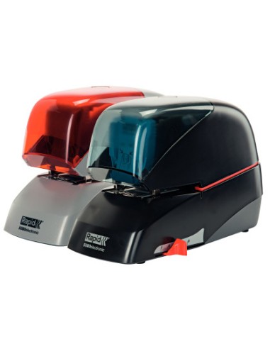Grapadora rapid electrica 5080e capacidad 80 hojas color negro usa grapas 5080e