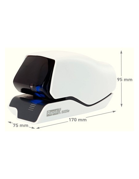 Grapadora rapid electrica 5025e capacidad 25 hojas color blanco usa grapas 5025e Grapadora rapid electrica 5025e capacidad 25 hojas color blanco usa grapas 5025e
