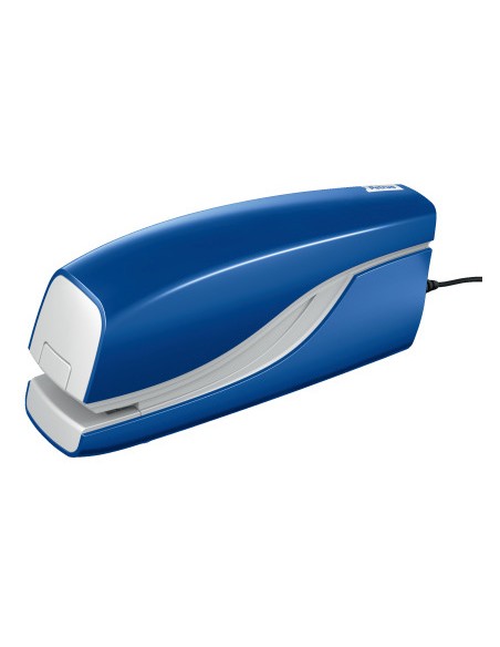 Grapadora petrus electrica e 110 contactless azul capacidad 10 hojas usa grapas n 10