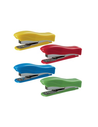 Grapadora petrus liliput 200 capacidad 12 hojas 1 caja grapas 23 6 colores surtidos