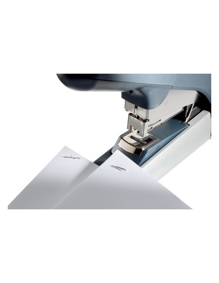 Grapadora petrus 1400 capacidad 60 hojas color plata usa grapas 25 10