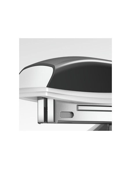 Grapadora petrus 600 brazo largo capacidad 40 hojas color gris negro usa grapas 22 6 24 6 8 y 26 6 8