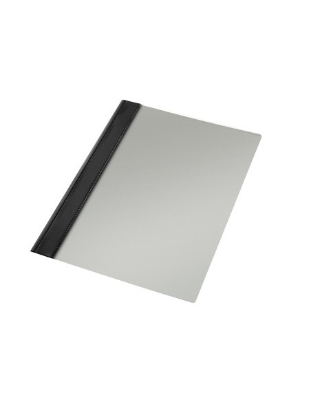 Carpeta dossier fastener plastico esselte din a4 150 mc color negro caja de 50 unidades