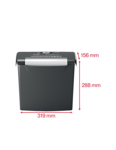 Destructora de documentos rexel momentum s206 capacidad de corte 6 hojas destruye grapas y clips