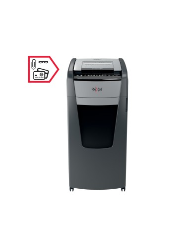 Destructora de documentos rexel optimum auto 750m capacidad de corte 750 hojas destruye grapas clips y