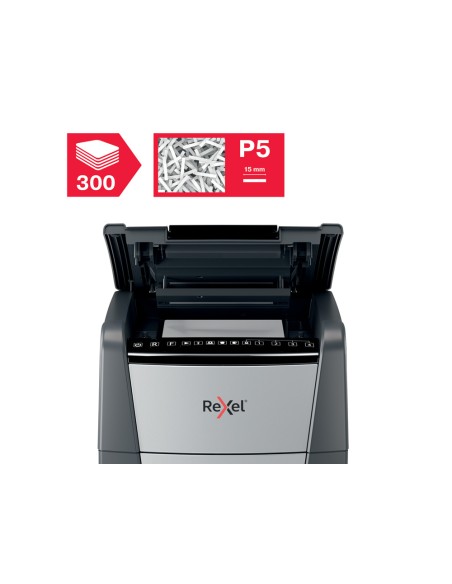 Destructora de documentos rexel optimum auto 300m capacidad de corte 300 hojas destruye grapas clips y Destructora de documentos rexel optimum auto 300m capacidad de corte 300 hojas destruye grapas clips y