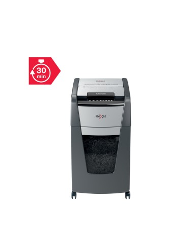 Destructora de documentos rexel optimum auto 225m capacidad de corte 225 hojas destruye grapas clips y