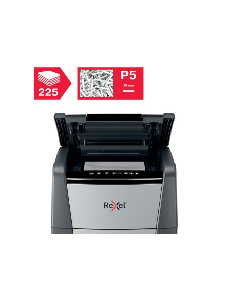 Destructora de documentos rexel optimum auto 225m capacidad de corte 225 hojas destruye grapas clips y Destructora de documentos rexel optimum auto 225m capacidad de corte 225 hojas destruye grapas clips y