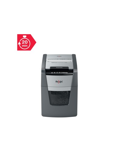 Destructora de documentos rexel optimum auto100m capacidad de corte 100 hojas destruye grapas clips y