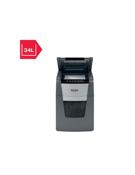 Destructora de documentos rexel optimum auto100m capacidad de corte 100 hojas destruye grapas clips y Destructora de documentos rexel optimum auto100m capacidad de corte 100 hojas destruye grapas clips y