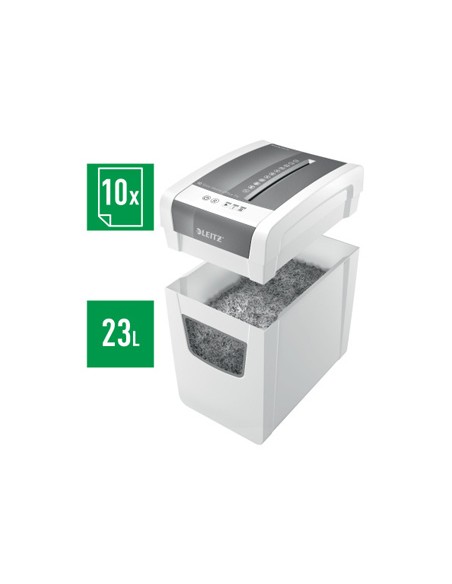 Destructora de documentos leitz iq slim home office 150 capacidad de corte 10 hojas destruye grapas y clips Destructora de documentos leitz iq slim home office 150 capacidad de corte 10 hojas destruye grapas y clips
