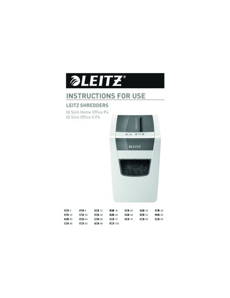 Destructora de documentos leitz iq slim home office 150 capacidad de corte 10 hojas destruye grapas y clips Destructora de documentos leitz iq slim home office 150 capacidad de corte 10 hojas destruye grapas y clips