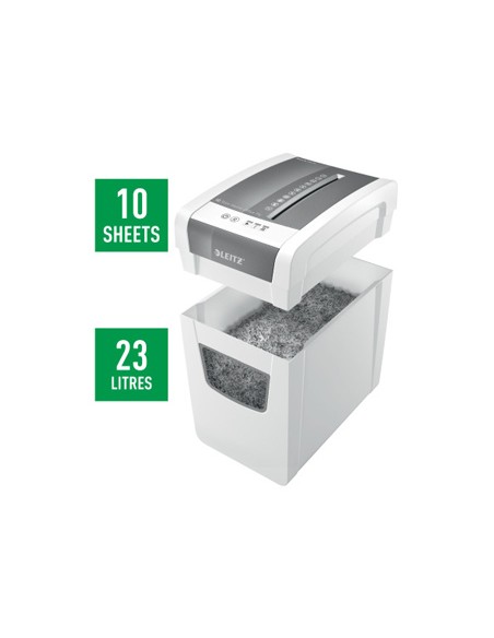 Destructora de documentos leitz iq slim home office 150 capacidad de corte 10 hojas destruye grapas y clips Destructora de documentos leitz iq slim home office 150 capacidad de corte 10 hojas destruye grapas y clips