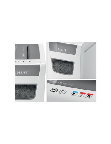 Destructora de documentos leitz iq slim home office 150 capacidad de corte 10 hojas destruye grapas y clips