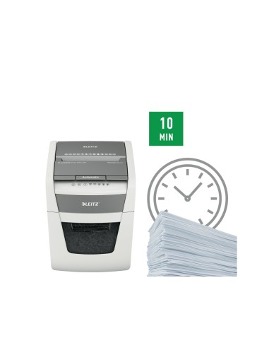 Destructora de documentos leitz iq auto office 50 capacidad de corte 50 hojas destruye grapas y clips
