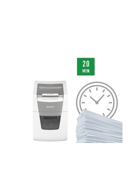 Destructora de documentos leitz iq auto 100 capacidad de corte 100 hojas destruye grapas y clips Destructora de documentos leitz iq auto 100 capacidad de corte 100 hojas destruye grapas y clips