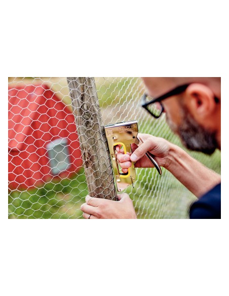 Grapadora rapid clavadora pro r23e metalica cromada usa grapas n 13