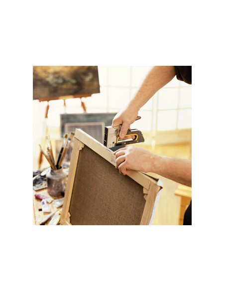 Grapadora rapid clavadora pro r23e metalica cromada usa grapas n 13