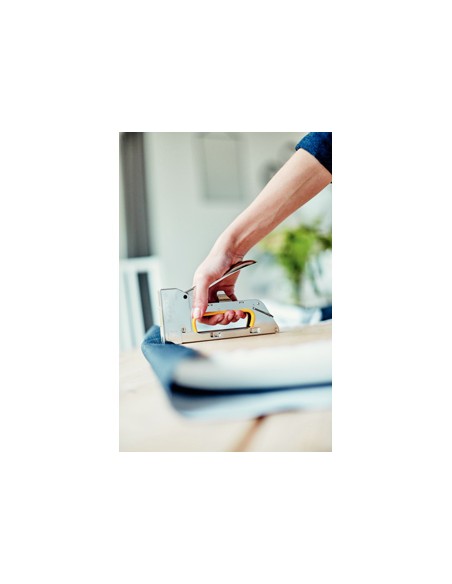 Grapadora rapid clavadora pro r23e metalica cromada usa grapas n 13