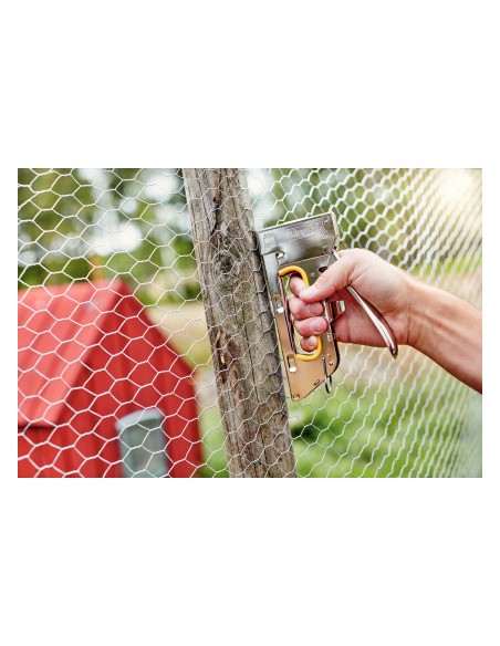 Grapadora rapid clavadora pro r23e metalica cromada usa grapas n 13