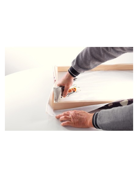 Grapadora rapid clavadora pro r23e metalica cromada usa grapas n 13