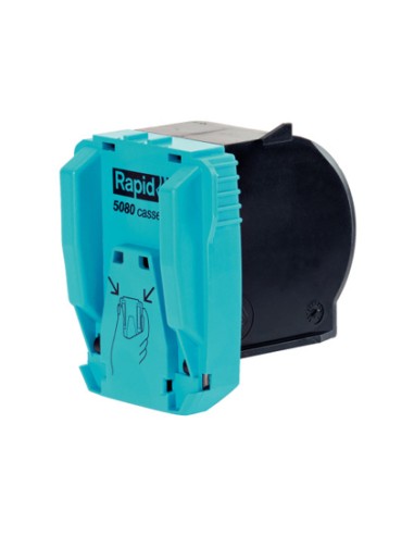 Grapas rapid para grapadora r5080e cartucho de 3x5000 unidades