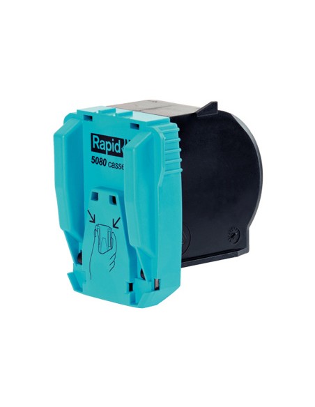 Grapas rapid para grapadora r5080e cartucho de 3x5000 unidades
