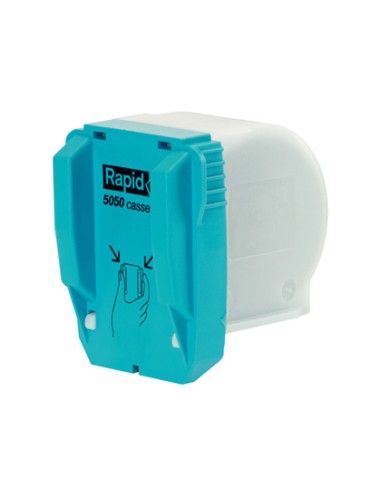 Grapas rapid para grapadora r5050e cartucho de 5000 unidades