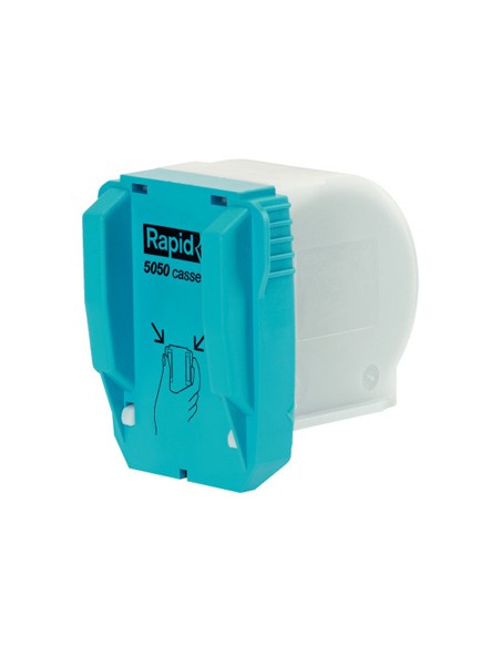 Grapas rapid para grapadora r5050e cartucho de 5000 unidades