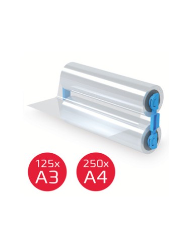 Repuesto para plastificadora gbc foton din a4 75 micras bobina 564 mt brillo