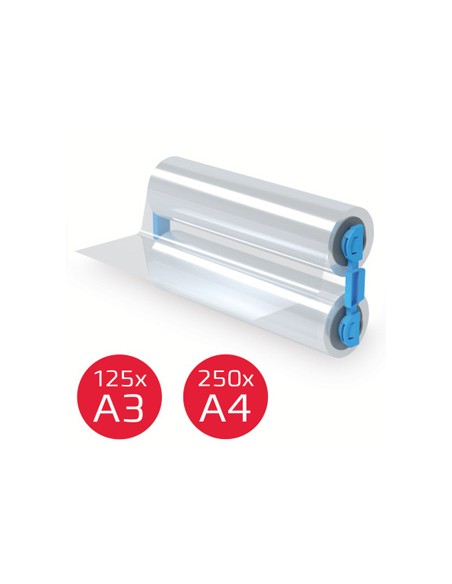 Repuesto para plastificadora gbc foton din a4 75 micras bobina 564 mt brillo Repuesto para plastificadora gbc foton din a4 75 micras bobina 564 mt brillo
