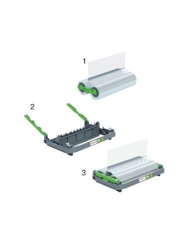 Repuesto para plastificadora gbc foton din a4 75 micras bobina 564 mt brillo