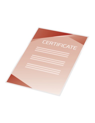 Bolsa de plastificar gbc din a4 2x125 micras mate caja de 100 unidades