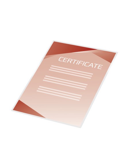 Bolsa de plastificar gbc din a4 2x125 micras mate caja de 100 unidades