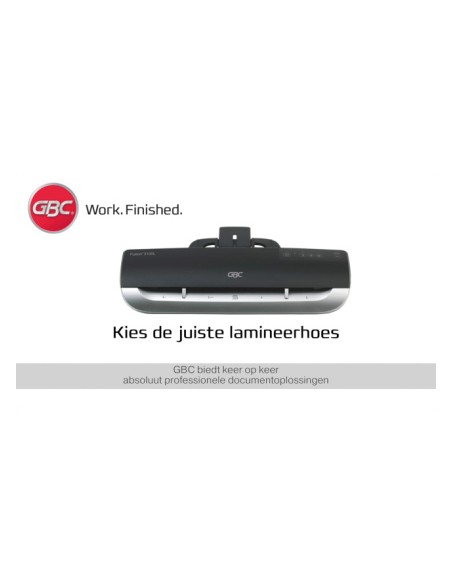 Bolsa de plastificar gbc din a4 2x125 micras mate caja de 100 unidades