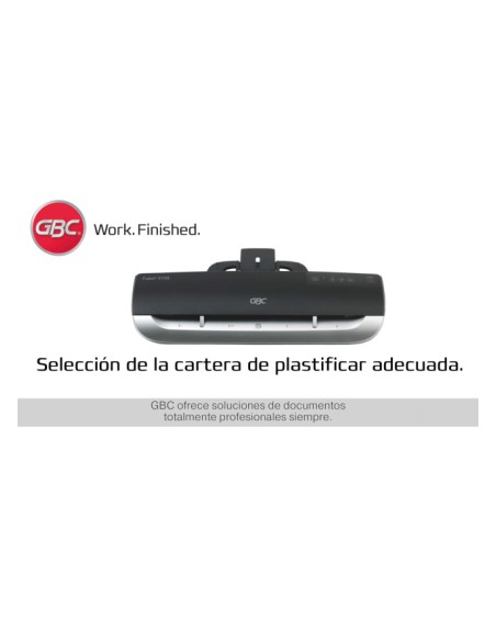 Bolsa de plastificar gbc din a4 2x125 micras mate caja de 100 unidades
