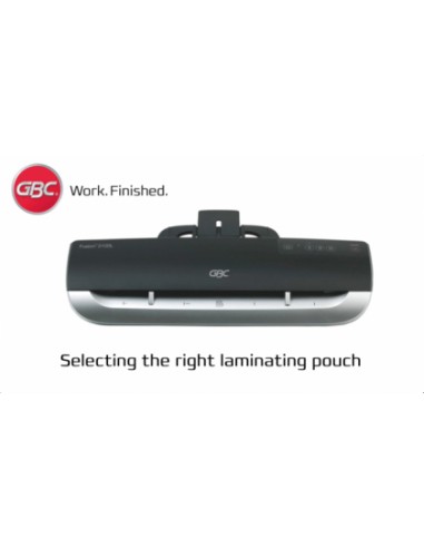 Bolsa de plastificar gbc din a4 2x125 micras mate caja de 100 unidades