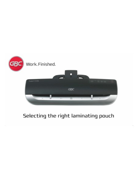 Bolsa de plastificar gbc din a4 2x125 micras mate caja de 100 unidades