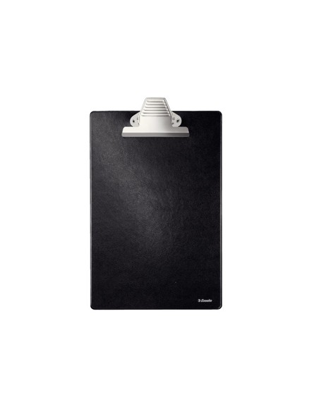 Portanotas esselte din a4 plastico forrado con pinza color negro
